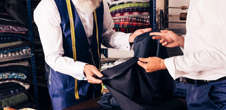 Custom tailored suits